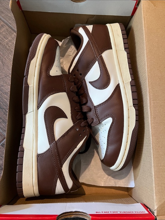 Nike Shoes - Nike Dunk Low — Brown & White Sneakers
